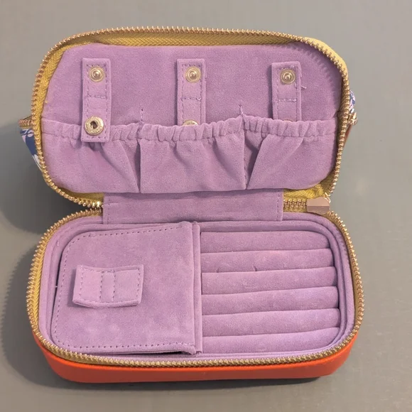 Floral Travel Jewelry Bag - Picture 3 of 4